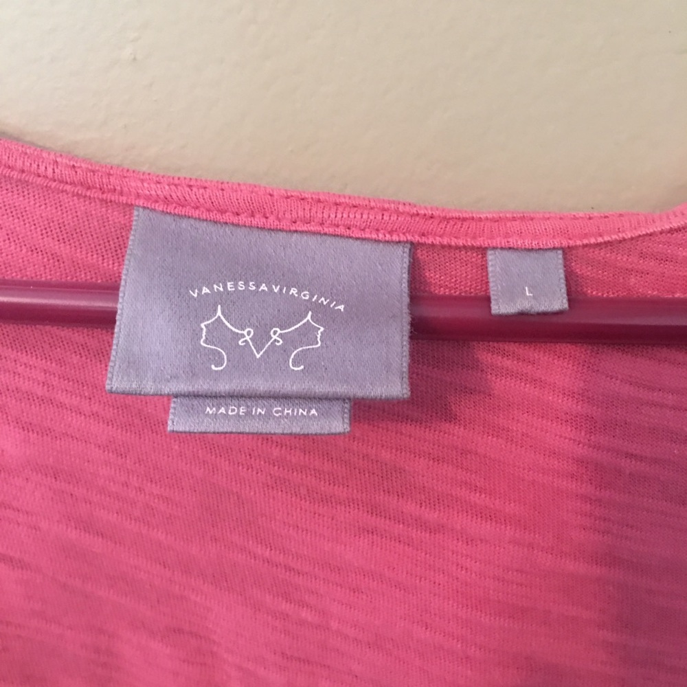 Anthropologie Vanessa Virginia Pink Tank Top - Picture 3 of 3